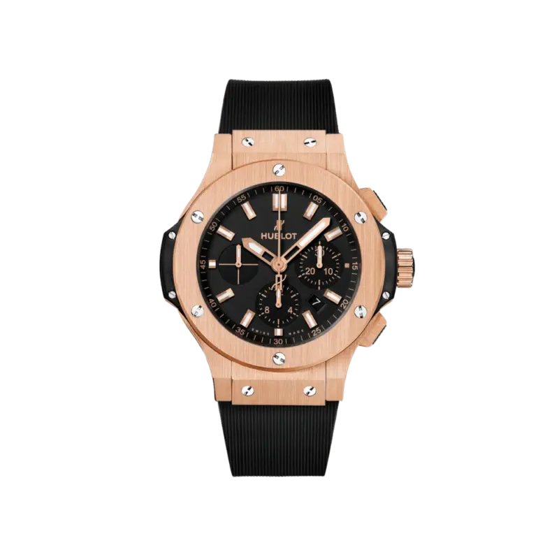 Hublot Big Bang, Gold Chronograph, 18k Rose Gold, 44 mm, Ref# 301.RX.1180.RX