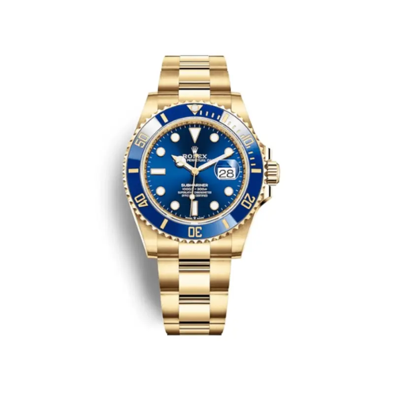 Rolex Submariner Date, 18k Yellow Gold, 41mm, Ref# 126618lb-0002