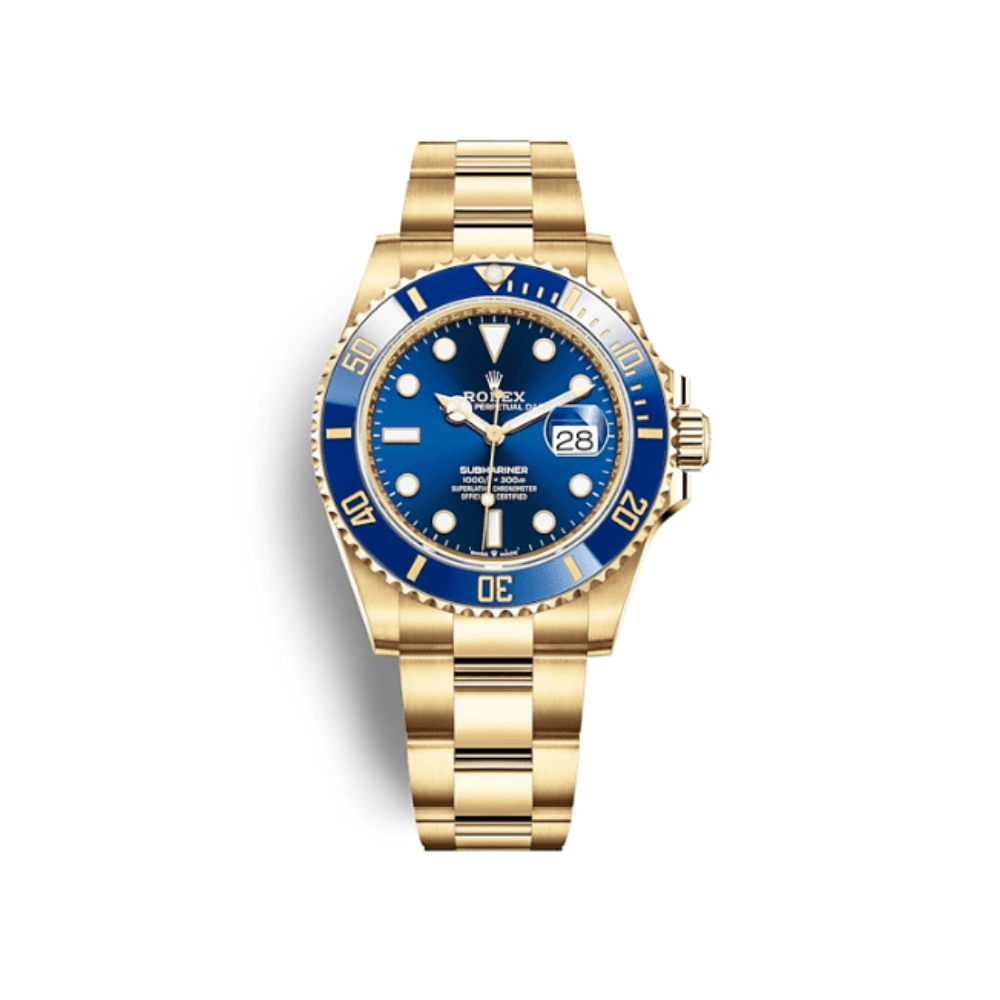 Rolex Submariner Date, 18k Yellow Gold, 41mm, Ref# 126618lb-0002