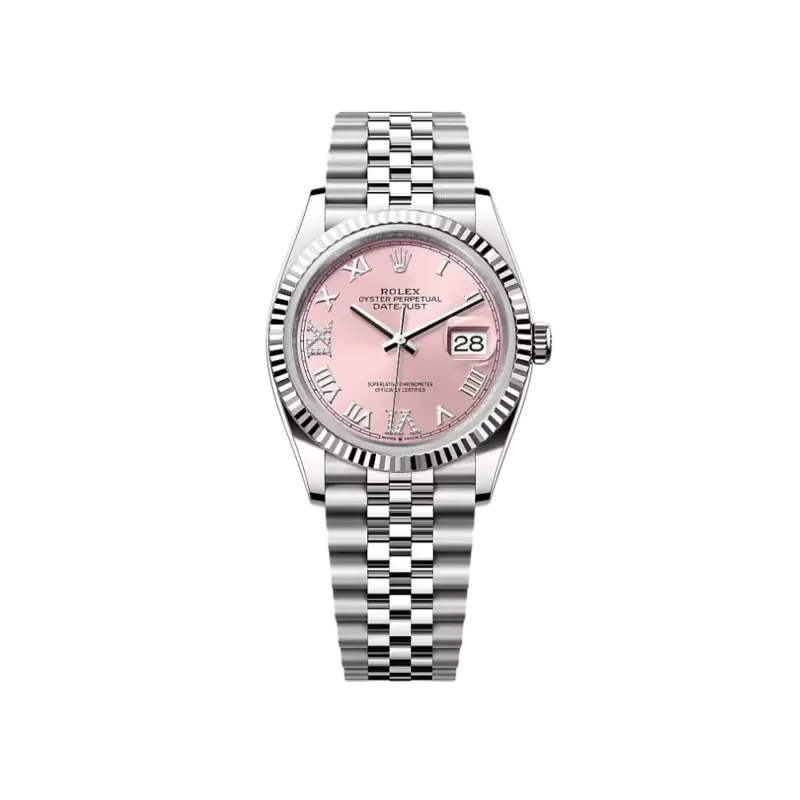 Rolex Datejust 36 White Gold – Pink Diamond-Set Dial M126234-0031