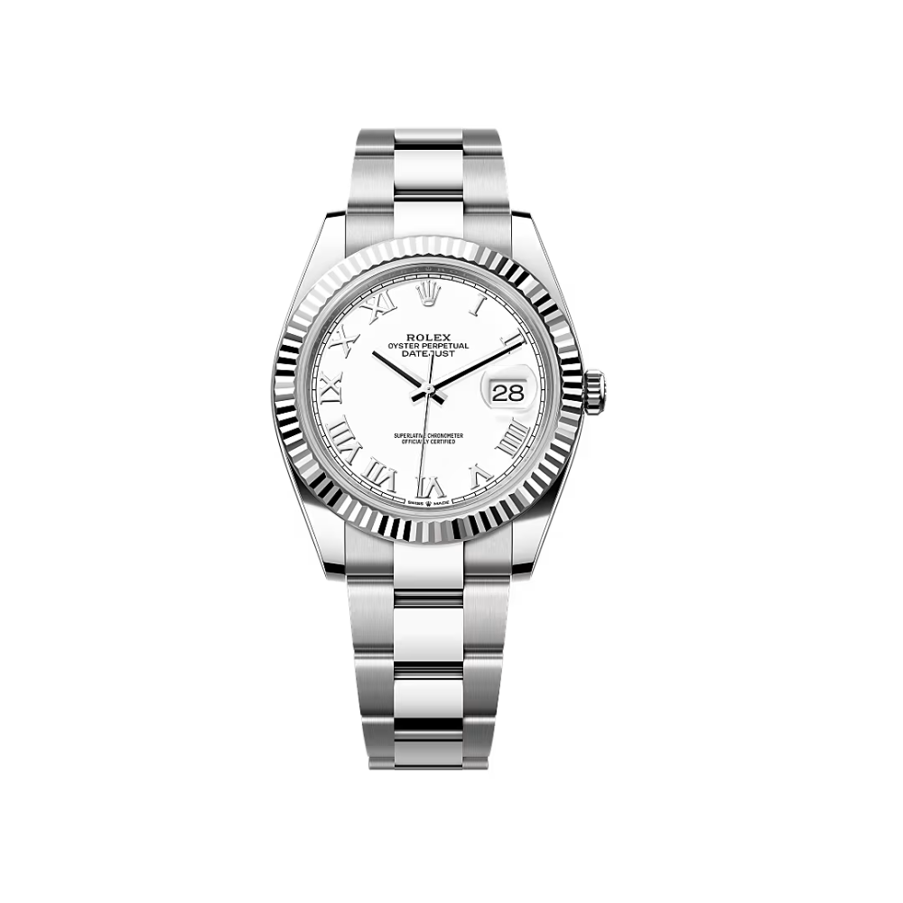 Rolex Datejust M126334-0023 41 Oyster White Gold