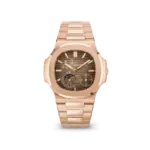 Patek Philippe Nautilus Moon Phase Rose Gold Watch 5712/1R-001